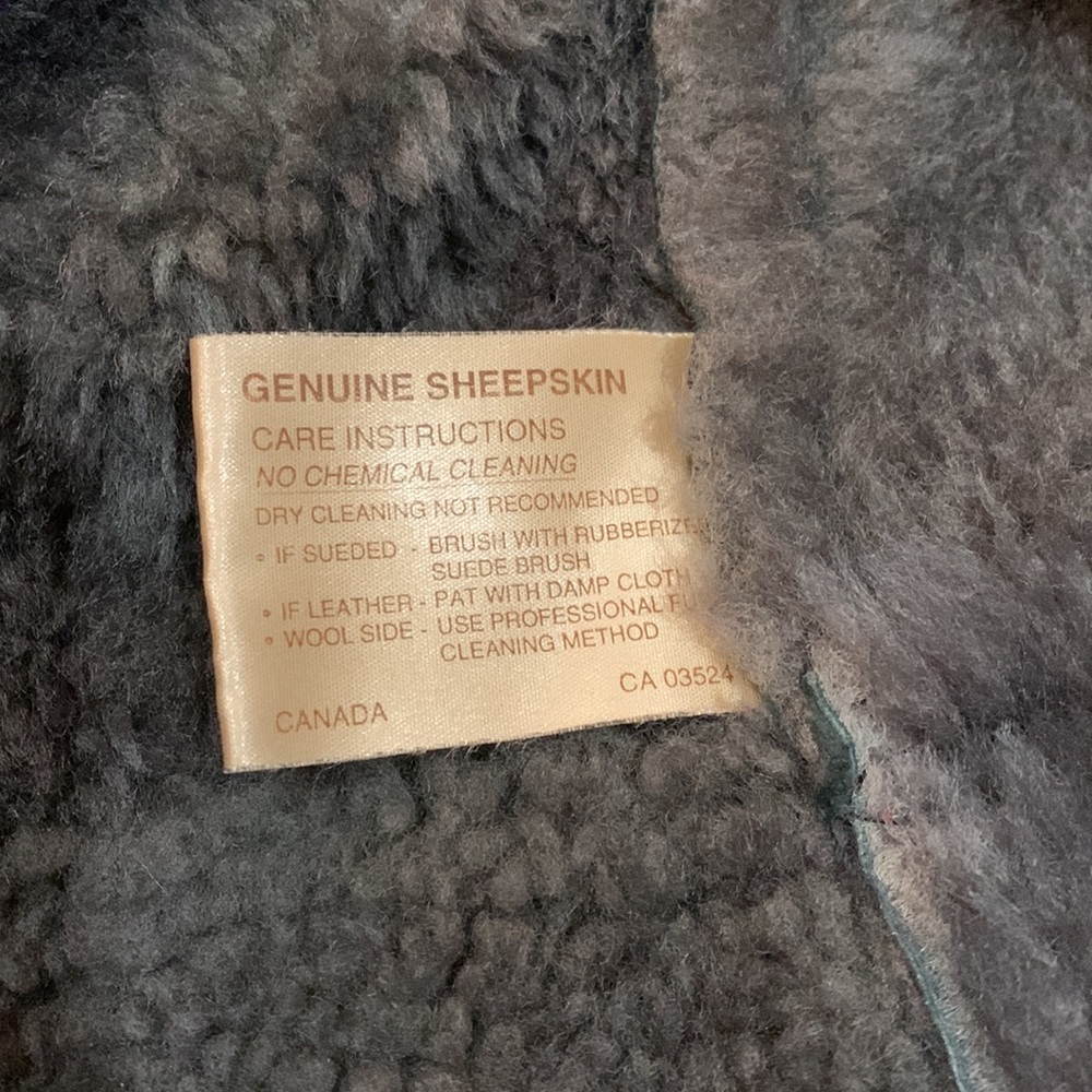 ❄️ Hide Society Genuine Shearing Coat Vintage Made in Canada - Picture 11 of 11